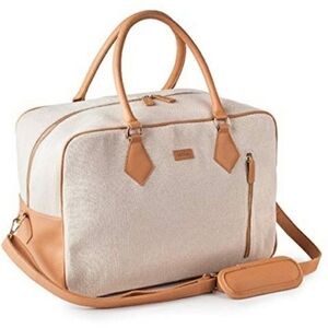 Viva Terry Canvas Travel Weekender Overnight Carry-on Shoulder Duffel Bag